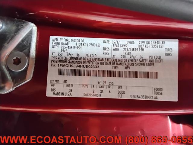 used 2017 Ford Escape car, priced at $3,995