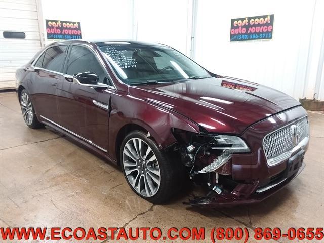 used 2017 Lincoln Continental car, priced at $11,795