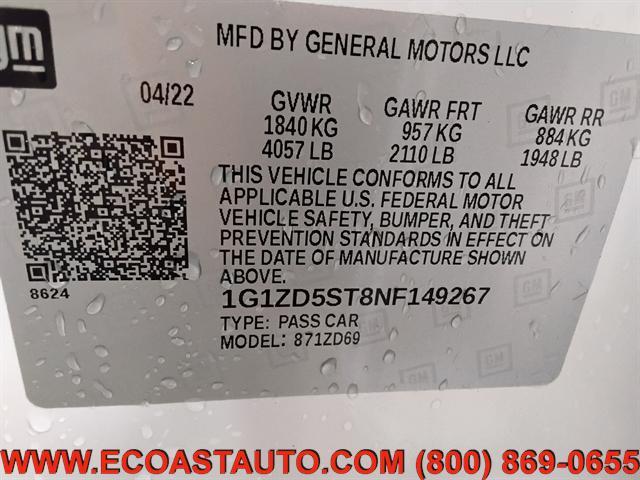 used 2022 Chevrolet Malibu car, priced at $8,795