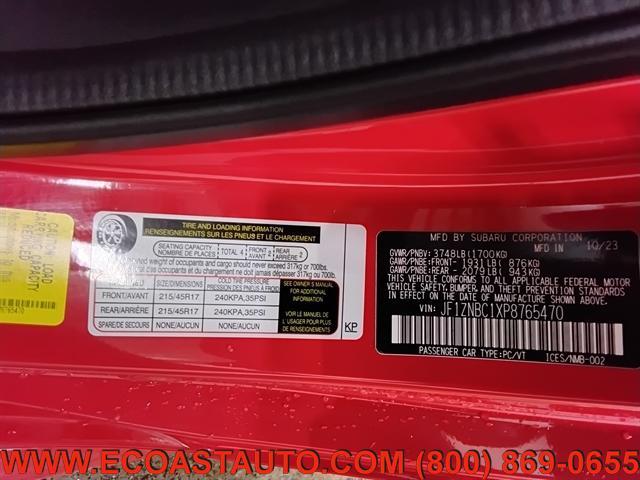 used 2023 Toyota GR86 car, priced at $6,795