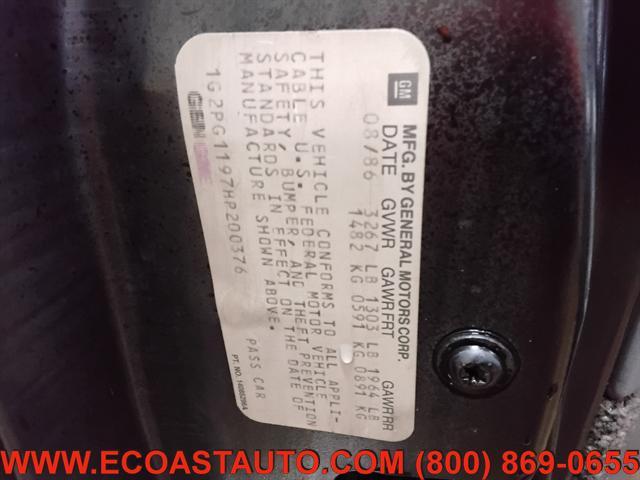 used 1987 Pontiac Fiero car, priced at $8,795