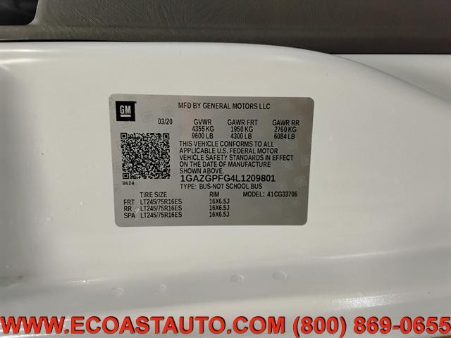 used 2020 Chevrolet Express 3500 car, priced at $13,795