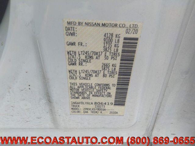used 2020 Nissan NV Cargo NV2500 HD car, priced at $18,795
