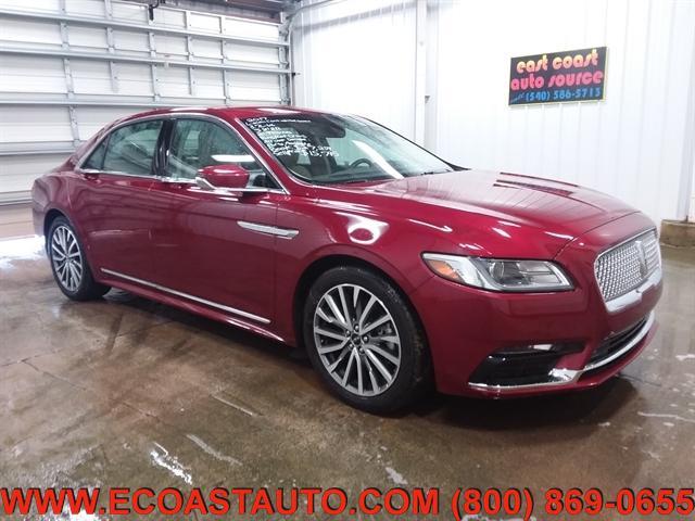 used 2017 Lincoln Continental car, priced at $15,795