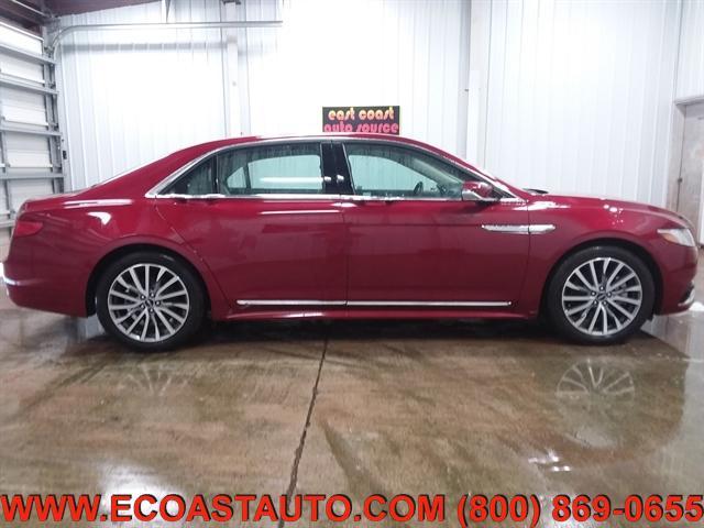 used 2017 Lincoln Continental car, priced at $15,795