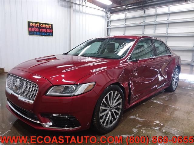 used 2017 Lincoln Continental car, priced at $15,795