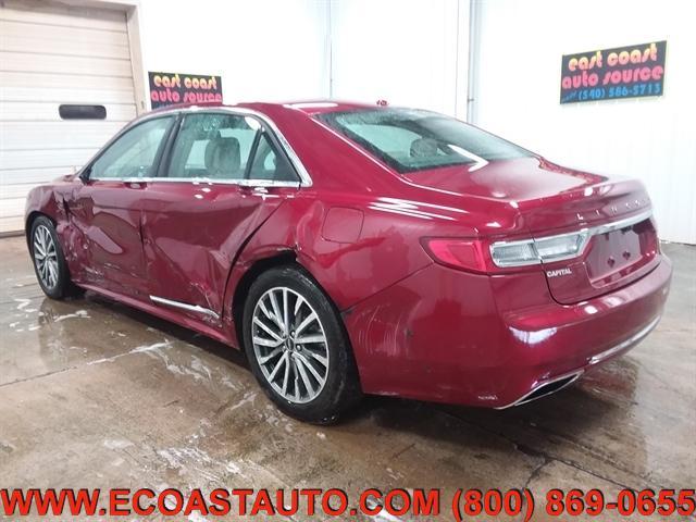 used 2017 Lincoln Continental car, priced at $15,795