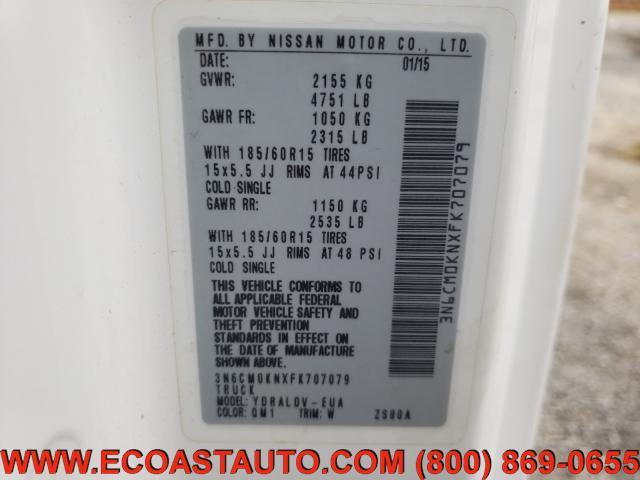 used 2015 Nissan NV200 car, priced at $4,995