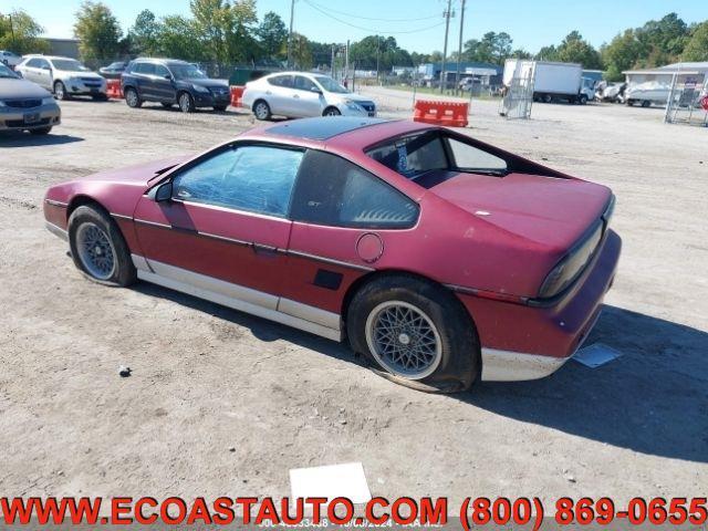 used 1987 Pontiac Fiero car, priced at $2,995