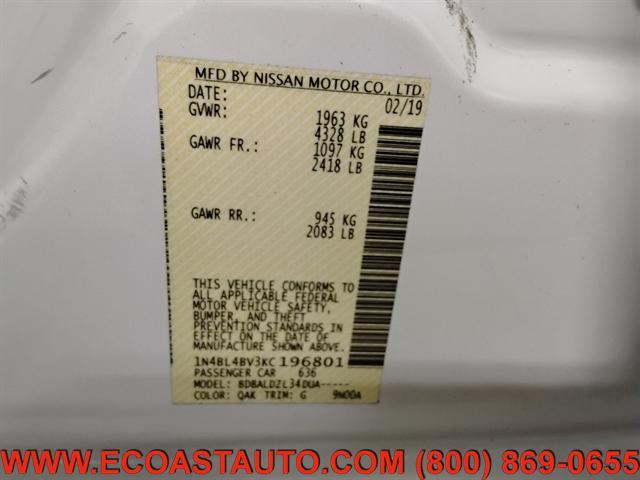 used 2019 Nissan Altima car, priced at $5,795