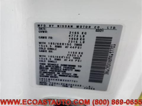 used 2021 Nissan NV200 car, priced at $13,795