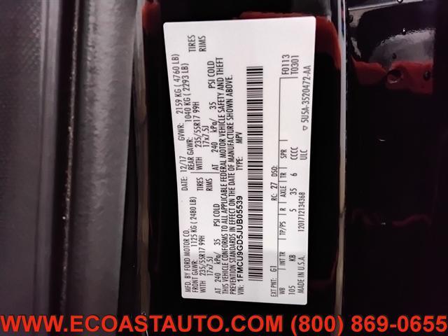 used 2018 Ford Escape car, priced at $7,795