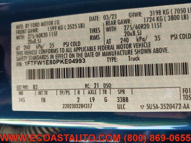 used 2023 Ford F-150 car, priced at $27,795