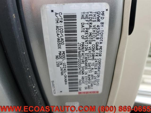used 2002 Lexus SC 430 car, priced at $3,995