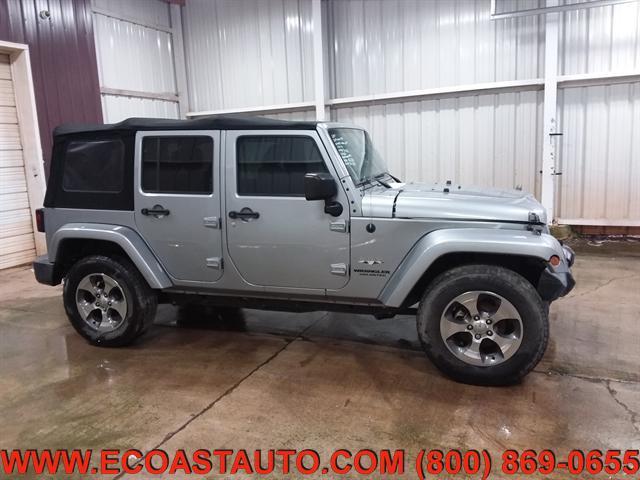 used 2017 Jeep Wrangler Unlimited car, priced at $18,795