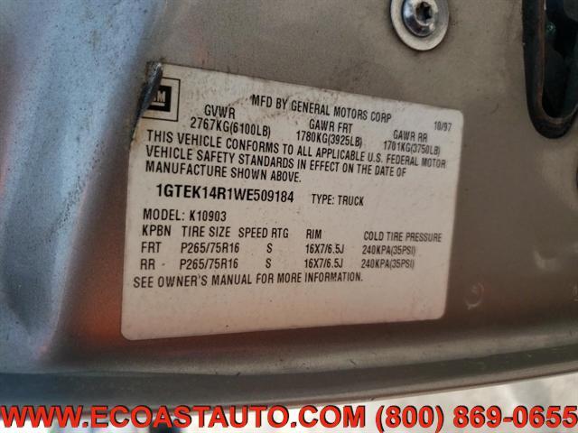 used 1998 GMC Sierra 1500 car, priced at $3,995