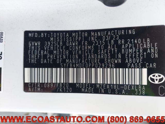 used 2023 Toyota Corolla car, priced at $15,995