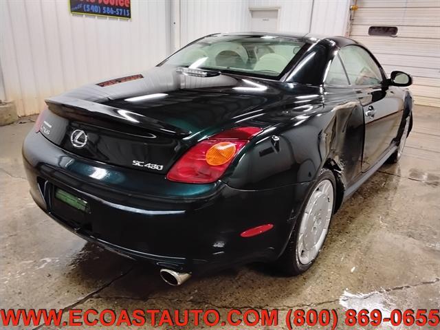 used 2002 Lexus SC 430 car, priced at $3,995