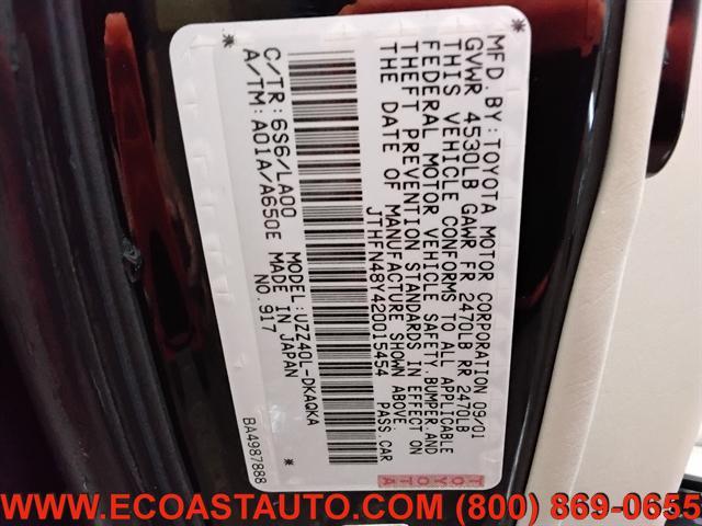 used 2002 Lexus SC 430 car, priced at $3,995