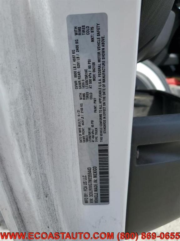 used 2021 Ram ProMaster 2500 car, priced at $7,995
