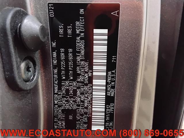 used 2021 Toyota Sienna car, priced at $29,795