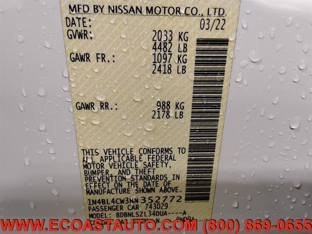 used 2022 Nissan Altima car, priced at $13,795