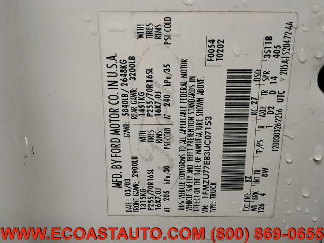 used 2003 Ford Explorer Sport Trac car, priced at $3,395