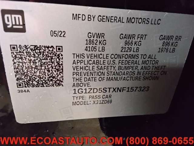 used 2022 Chevrolet Malibu car, priced at $10,795