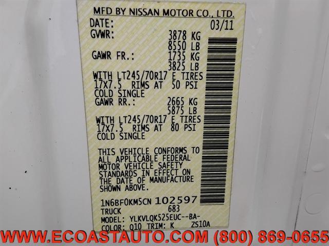 used 2012 Nissan NV Cargo car, priced at $3,795