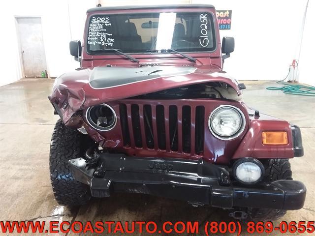 used 2003 Jeep Wrangler car, priced at $4,995