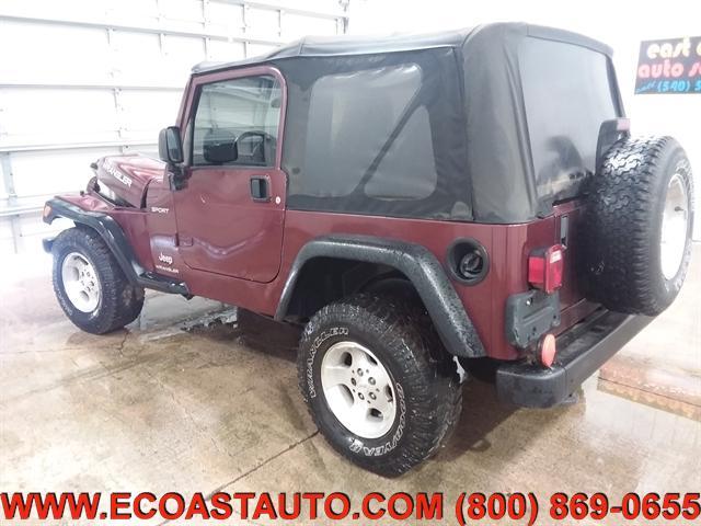 used 2003 Jeep Wrangler car, priced at $4,995