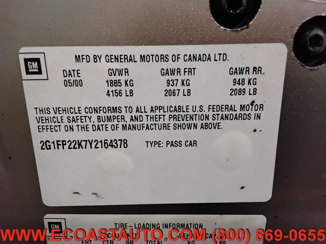 used 2000 Chevrolet Camaro car, priced at $1,995
