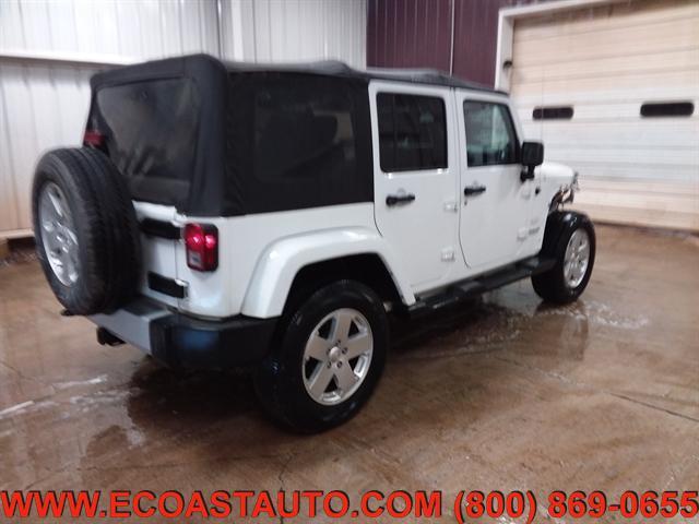 used 2012 Jeep Wrangler Unlimited car, priced at $13,795