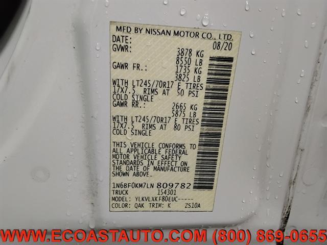 used 2020 Nissan NV Cargo NV1500 car, priced at $14,995