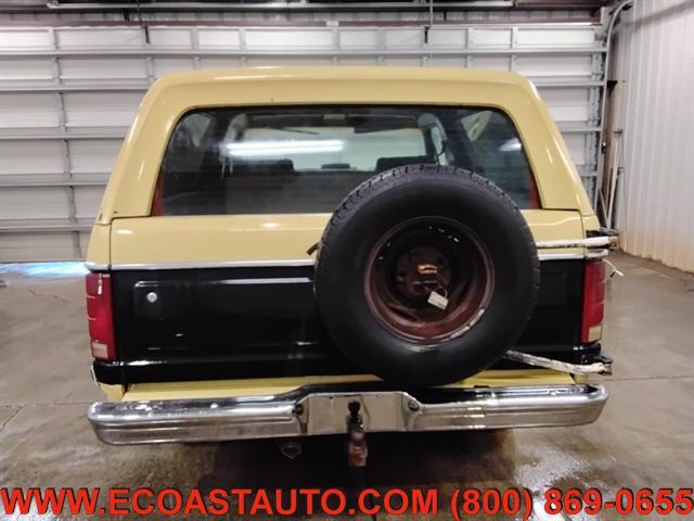used 1984 Ford Bronco car, priced at $3,995