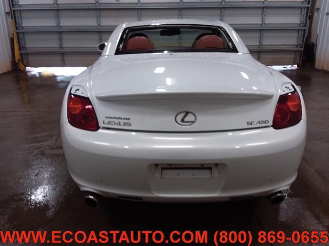 used 2002 Lexus SC 430 car, priced at $5,995