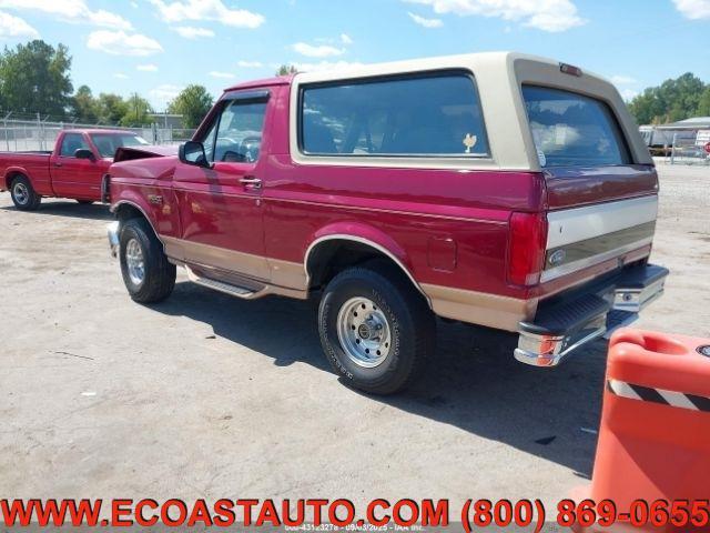 used 1995 Ford Bronco car, priced at $9,795