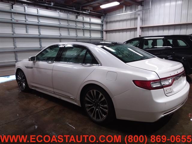 used 2017 Lincoln Continental car, priced at $17,795