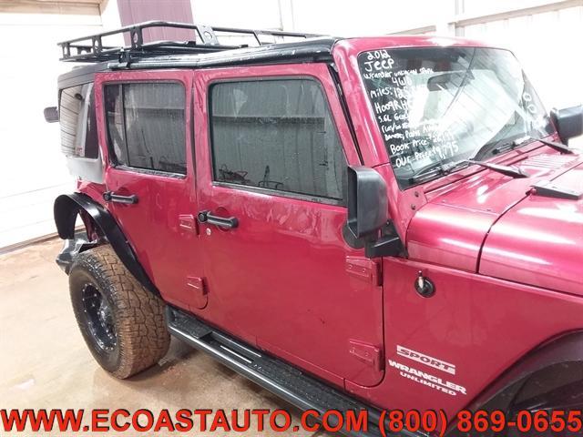 used 2012 Jeep Wrangler Unlimited car, priced at $9,795