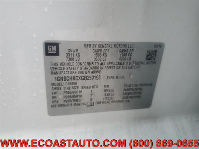 used 2016 Chevrolet Suburban car, priced at $8,995