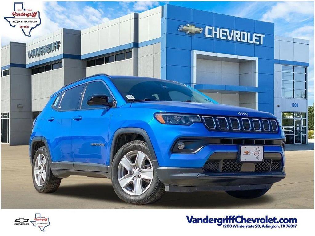 used 2022 Jeep Compass car, priced at $17,117