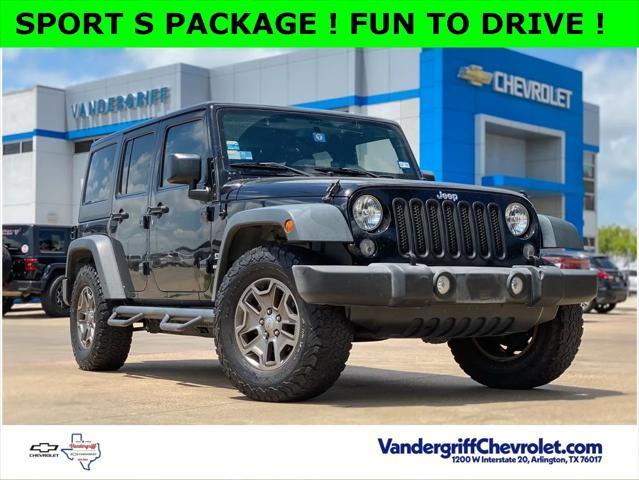 used 2016 Jeep Wrangler Unlimited car, priced at $18,998