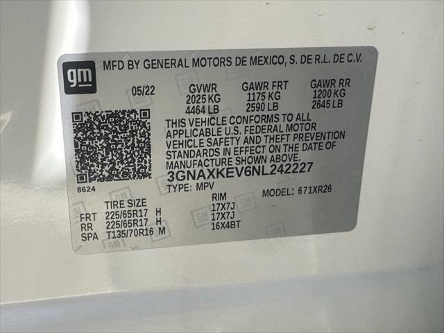 used 2022 Chevrolet Equinox car, priced at $21,712