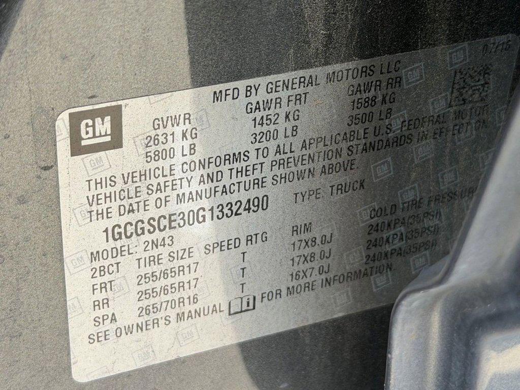 used 2016 Chevrolet Colorado car, priced at $15,848