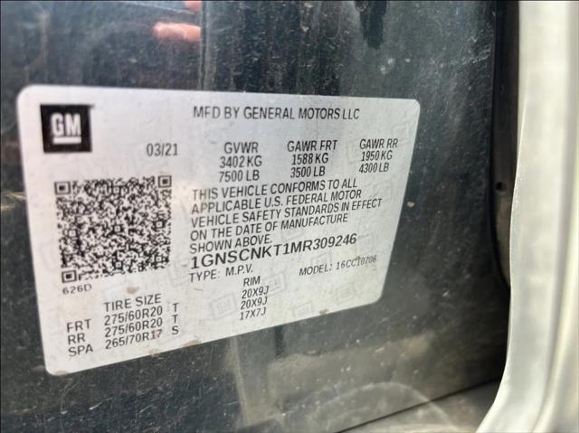 used 2021 Chevrolet Tahoe car, priced at $36,367