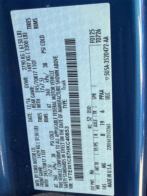 used 2017 Ford F-150 car, priced at $16,668