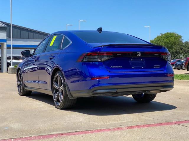used 2024 Honda Accord Hybrid car, priced at $27,925