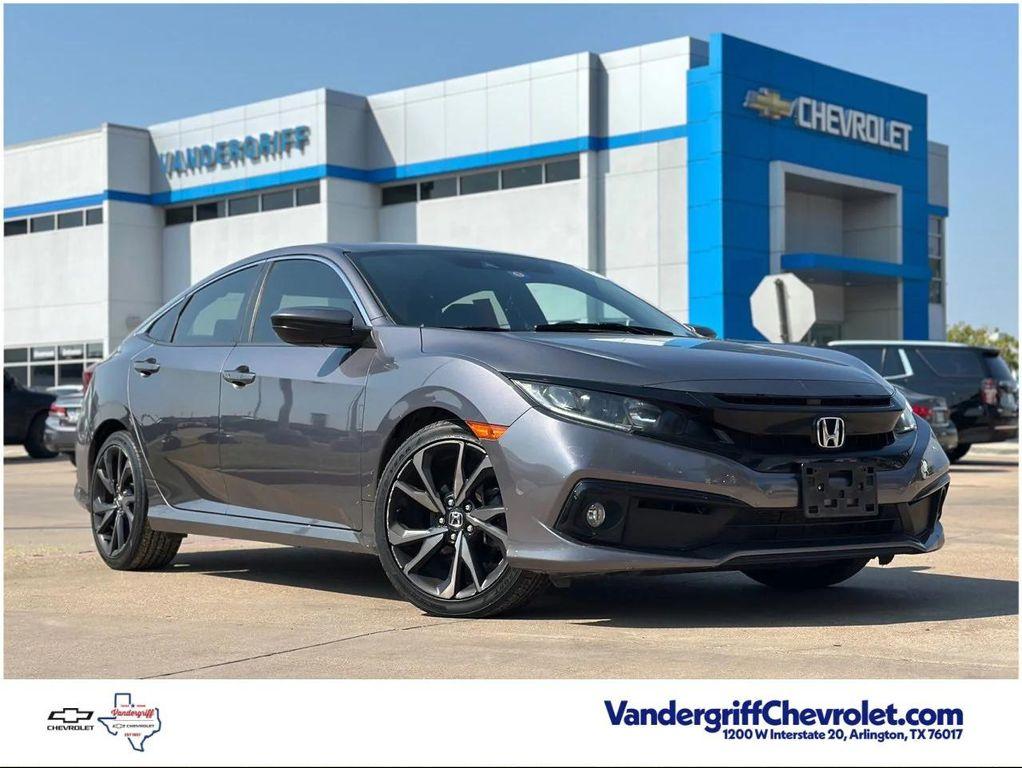 used 2019 Honda Civic car, priced at $17,456
