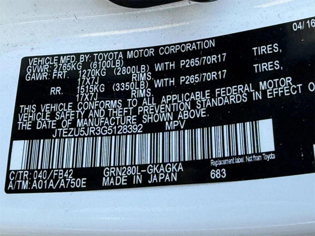 used 2016 Toyota 4Runner car, priced at $19,130