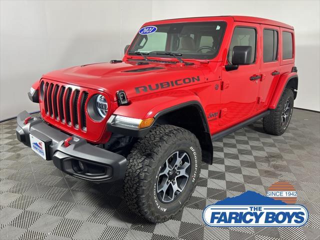 used 2021 Jeep Wrangler Unlimited car, priced at $43,541